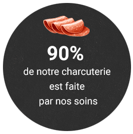 90% de charcuterie artisanale